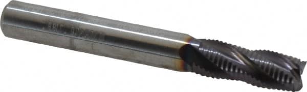 Square End Mill: 5/16'' Dia, 3/4'' LOC, 5/16'' Shank Dia, 2-1/2'' OAL, 4 Flutes, Solid Carbide MPN:9031880079400