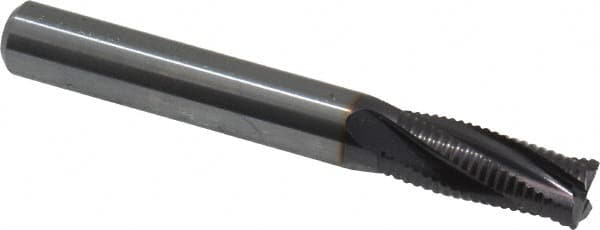 Square End Mill: 5/16'' Dia, 3/4'' LOC, 5/16'' Shank Dia, 2-1/2'' OAL, 4 Flutes, Solid Carbide MPN:9031890079400