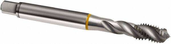 Spiral Flute Tap: #4-40, UNC, 3 Flute, Modified Bottoming, 2B Class of Fit, Cobalt, Bright/Uncoated MPN:9008760028450