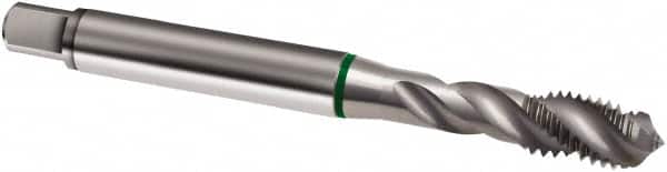 Spiral Flute Tap: M3 x 0.50, Metric, 3 Flute, Bottoming, 6H Class of Fit, Cobalt, Bright/Uncoated MPN:9027900030000