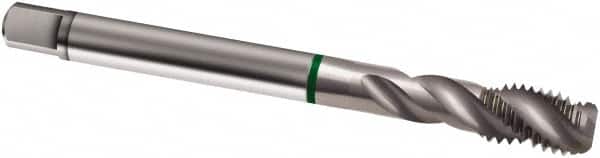 Spiral Flute Tap: M6 x 1.00, Metric, 3 Flute, Bottoming, 6H Class of Fit, Cobalt, Bright/Uncoated MPN:9027910060000