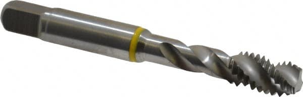 Spiral Flute Tap: 5/16-18, UNC, 3 Flute, Modified Bottoming, 2B Class of Fit, Cobalt, Bright/Uncoated MPN:9039040079380