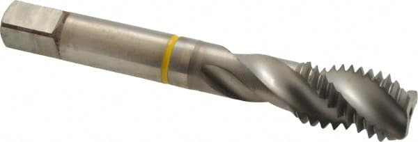 Spiral Flute Tap: 9/16-12, UNC, 3 Flute, Modified Bottoming, 2B Class of Fit, Cobalt, Bright/Uncoated MPN:9039040142880