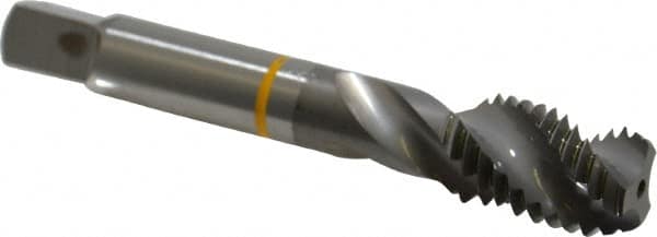 Spiral Flute Tap: 5/8-11, UNC, 3 Flute, Modified Bottoming, 2B Class of Fit, Cobalt, Bright/Uncoated MPN:9039040158750