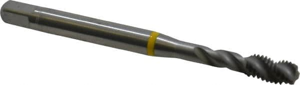 Spiral Flute Tap: #10-32, UNF, 3 Flute, Modified Bottoming, 2B Class of Fit, Cobalt, Bright/Uncoated MPN:9039050048260