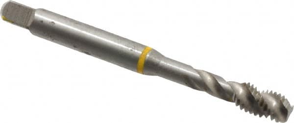 Spiral Flute Tap: #12-28, UNF, 3 Flute, Modified Bottoming, 2B Class of Fit, Cobalt, Bright/Uncoated MPN:9039050054860