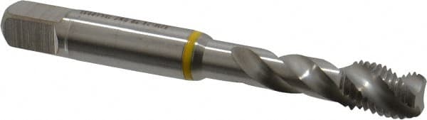 Spiral Flute Tap: 5/16-24, UNF, 3 Flute, Modified Bottoming, 2B Class of Fit, Cobalt, Bright/Uncoated MPN:9039050079380