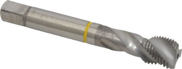 Spiral Flute Tap: 9/16-18, UNF, 3 Flute, Modified Bottoming, 2B Class of Fit, Cobalt, Bright/Uncoated MPN:9039050142880