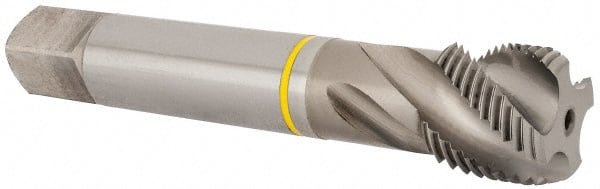Spiral Flute Tap: #1-12, UNF, 4 Flute, Modified Bottoming, 2B Class of Fit, Cobalt, Bright/Uncoated MPN:9039050254000