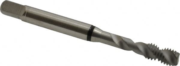 Spiral Flute Tap: #12-28, UNF, 2 Flute, Modified Bottoming, 2B Class of Fit, Cobalt, Bright/Uncoated MPN:9039320054860