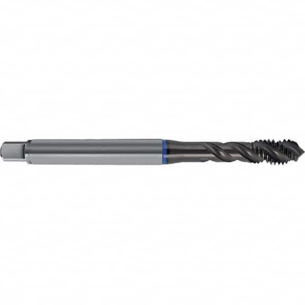 Spiral Flute Tap: M16 x 2.00, Metric, 4 Flute, Semi-Bottoming, 6GX Class of Fit, TiAlN Finish MPN:9046250160000