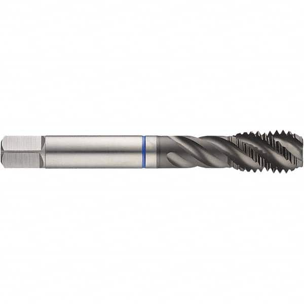 Spiral Flute Tap: 3/4-10, UNC, 4 Flute, Semi-Bottoming, 2BX Class of Fit, Slidur Finish MPN:9046520190500