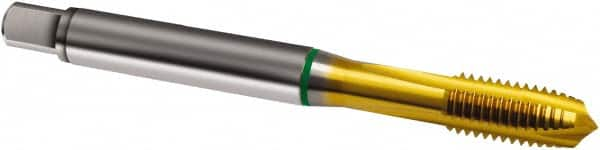 Spiral Point STI Tap: M4 x 0.7 Metric Coarse, 3 Flutes, Plug, Cobalt, TiN Finish MPN:9010100040000