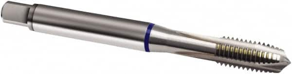 Spiral Point Tap: M2.5 x 0.45, Metric, 3 Flutes, Plug, 6H, Powdered Metal, Bright Finish MPN:9008770025000