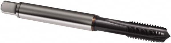 Spiral Point Tap: #8-36, UNF, 3 Flutes, Plug, 3BX, Powdered Metal, TiCN Finish MPN:9010600041660