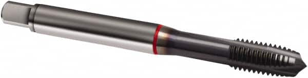 Spiral Point Tap: M2 x 0.4, Metric, 3 Flutes, Plug, 6H, Cobalt, TiCN Finish MPN:9019140020000