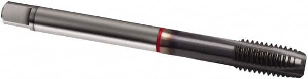 Spiral Point Tap: M3x0.5 Metric, 3 Flutes, Plug Chamfer, 6H Class of Fit, High-Speed Steel-E, TiCN Coated MPN:9019150030000