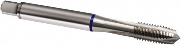 Spiral Point Tap: #8-32, UNC, 3 Flutes, Plug, 2B, Cobalt, Bright Finish MPN:9019800041660