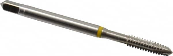 Spiral Point Tap: #6-32, UNC, 3 Flutes, Plug, 2B, Cobalt, Bright Finish MPN:9039010035050