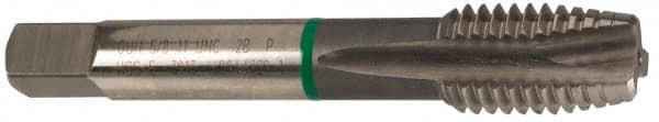 Spiral Point Tap: M10x1.5 Metric, 3 Flutes, Plug Chamfer, 6H Class of Fit, High-Speed Steel-E, Bright/Uncoated MPN:9039120100000