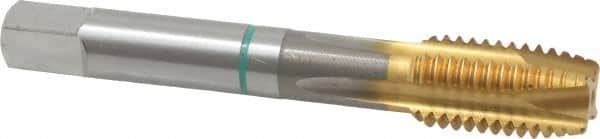 Spiral Point Tap: M14x2 Metric, 4 Flutes, Plug Chamfer, 6H Class of Fit, High-Speed Steel-E, TiN Coated MPN:9039150140000