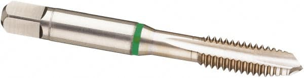 Spiral Point Tap: M30 x 3.5, Metric, 4 Flutes, Plug, 6H, Cobalt, TiN Finish MPN:9039150300000