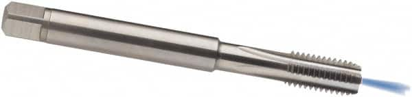 Spiral Point Tap: #10-24, UNC, 4 Flutes, Modified Bottoming, 2B, Solid Carbide, Bright Finish MPN:9041180048260