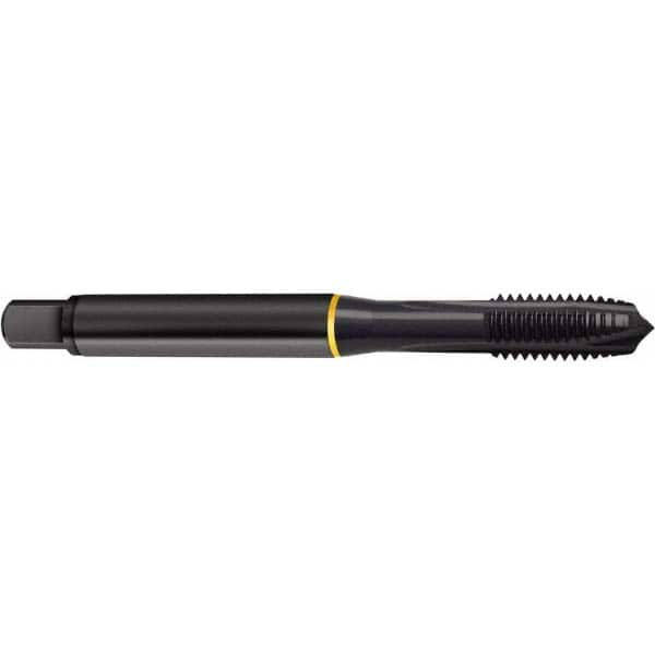 Spiral Point Tap: M10 x 1.25, Metric Fine, 3 Flutes, Plug, 6H, Cobalt, Oxide Finish MPN:9044170100060