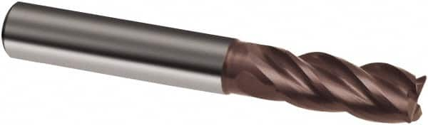 Square End Mill: 1/8'' Dia, 1/2'' LOC, 1/8'' Shank Dia, 2'' OAL, 4 Flutes, Solid Carbide MPN:9030800031700