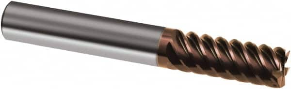 Square End Mill: 1/2'' Dia, 1'' LOC, 1/2'' Shank Dia, 3'' OAL, 6 Flutes, Solid Carbide MPN:9030840127000