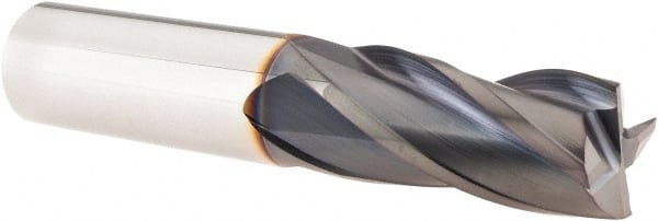 Square End Mill: 3/4'' Dia, 1-1/2'' LOC, 3/4'' Shank Dia, 4'' OAL, 4 Flutes, Solid Carbide MPN:9031530190500