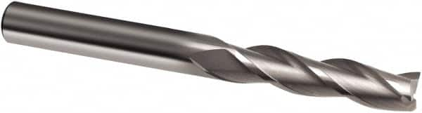 Square End Mill: 3/16'' Dia, 1-1/4'' LOC, 3/16'' Shank Dia, 3'' OAL, 3 Flutes, Solid Carbide MPN:9031690047600