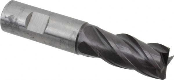 Square End Mill: 0.787'' Dia, 1.496'' LOC, 4 Flutes, Solid Carbide MPN:9037320200000