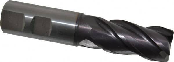 Square End Mill: 0.9843'' Dia, 1.772'' LOC, 4 Flutes, Solid Carbide MPN:9037320250000