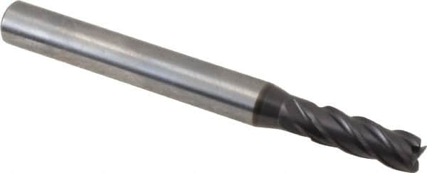 Square End Mill: 0.197'' Dia, 0.512'' LOC, 4 Flutes, Solid Carbide MPN:9037360050000