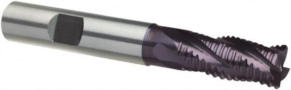 Square End Mill: 3/4'' Dia, 2-1/4'' LOC, 3/4'' Shank Dia, 5'' OAL, 4 Flutes, Solid Carbide MPN:9042560190500