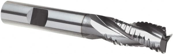 Square End Mill: 1/4'' Dia, 3/4'' LOC, 1/4'' Shank Dia, 2-1/2'' OAL, 3 Flutes, Solid Carbide MPN:9042660063500