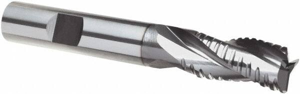 Square End Mill: 5/16'' Dia, 13/16'' LOC, 5/16'' Shank Dia, 2-1/2'' OAL, 3 Flutes, Solid Carbide MPN:9042660079400