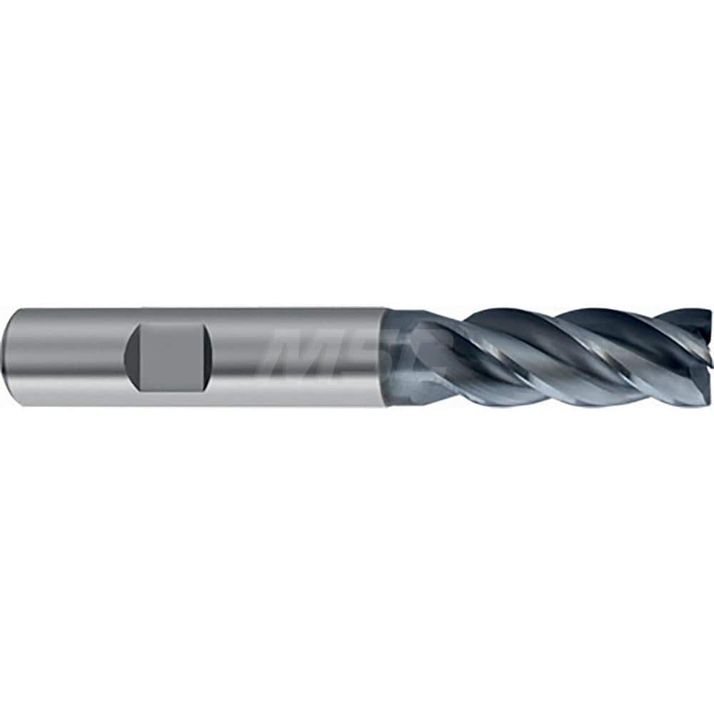 Square End Mill: 4 mm Dia, 13 mm LOC, 4 Flutes, Solid Carbide MPN:9064790040000