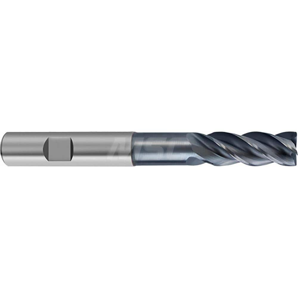 Square End Mill: 12 mm Dia, 28 mm LOC, 4 Flutes, Solid Carbide MPN:9064810120000