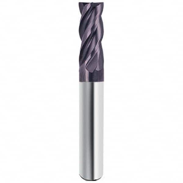 Square End Mill: 3/16'' Dia, 5/8'' LOC, 3/16'' Shank Dia, 2'' OAL, 4 Flutes, Solid Carbide MPN:9199590047600