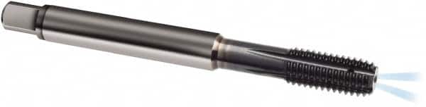 Thread Forming Tap: M6x1.00 Metric, 6HX Class of Fit, Modified Bottoming, Solid Carbide, TiCN Coated MPN:9019270060000
