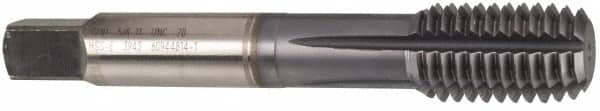 Thread Forming Tap: #8-36 UNF, 2BX Class of Fit, Modified Bottoming, Cobalt, TiCN Coated MPN:9039440041660