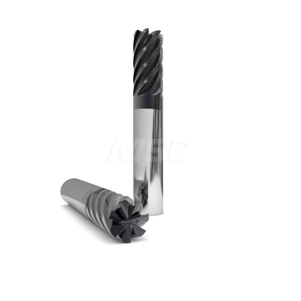 Square End Mill: 1/2'' Dia, 1-1/4'' LOC, 1/2'' Shank Dia, 3'' OAL, 7 Flutes, Solid Carbide MPN:122268