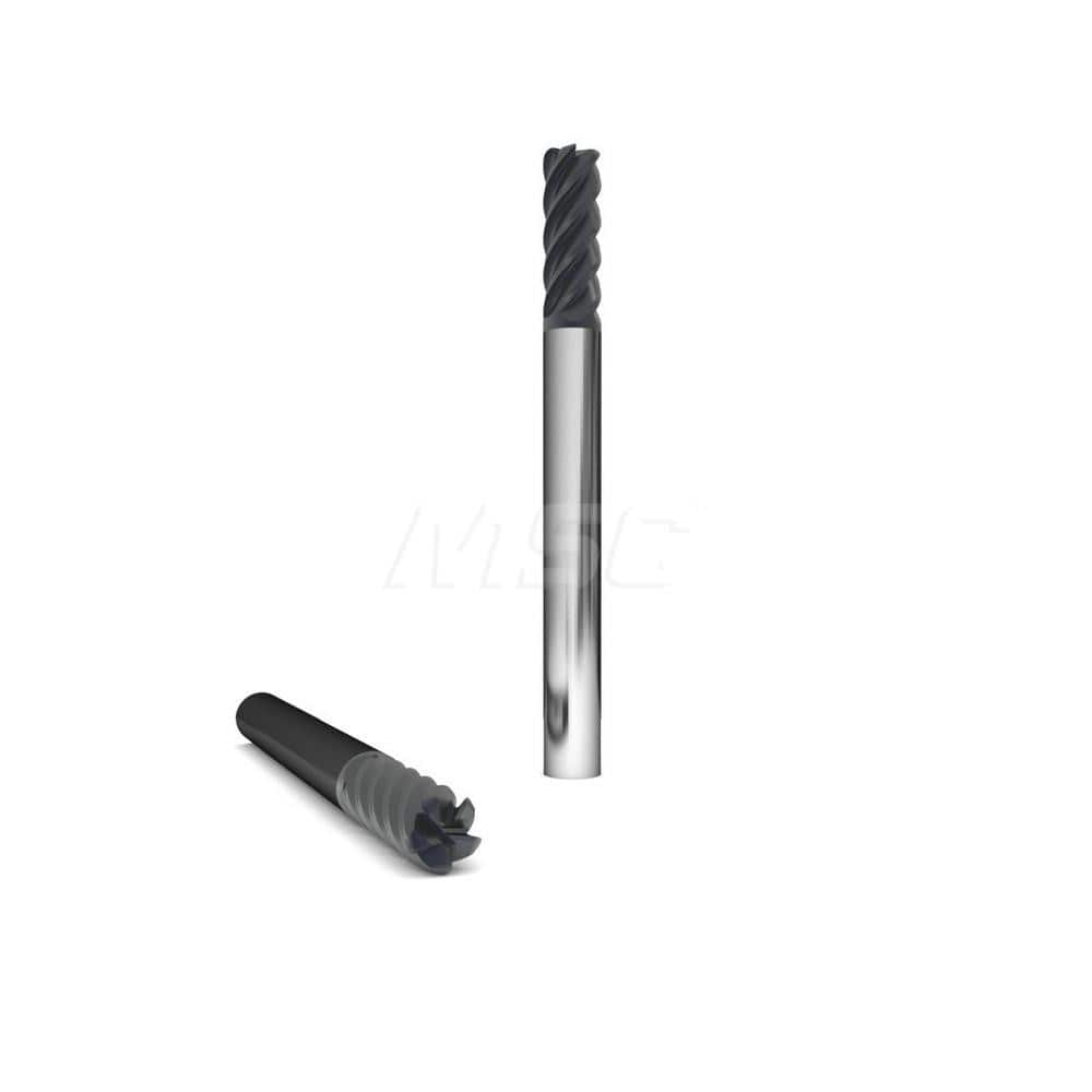 Square End Mill: 5/8'' Dia, 1-5/8'' LOC, 5/8'' Shank Dia, 3-1/2'' OAL, 5 Flutes, Solid Carbide MPN:318383