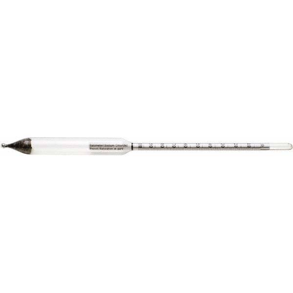 Hydrometers, Hydrometer Type: Salometer , Material: Steel , Maximum Temperature: 600F, 150C , Overall Length: 300.0cm, 300.0in, 300.0mm, 300.0yd, 300.0m MPN:618090000