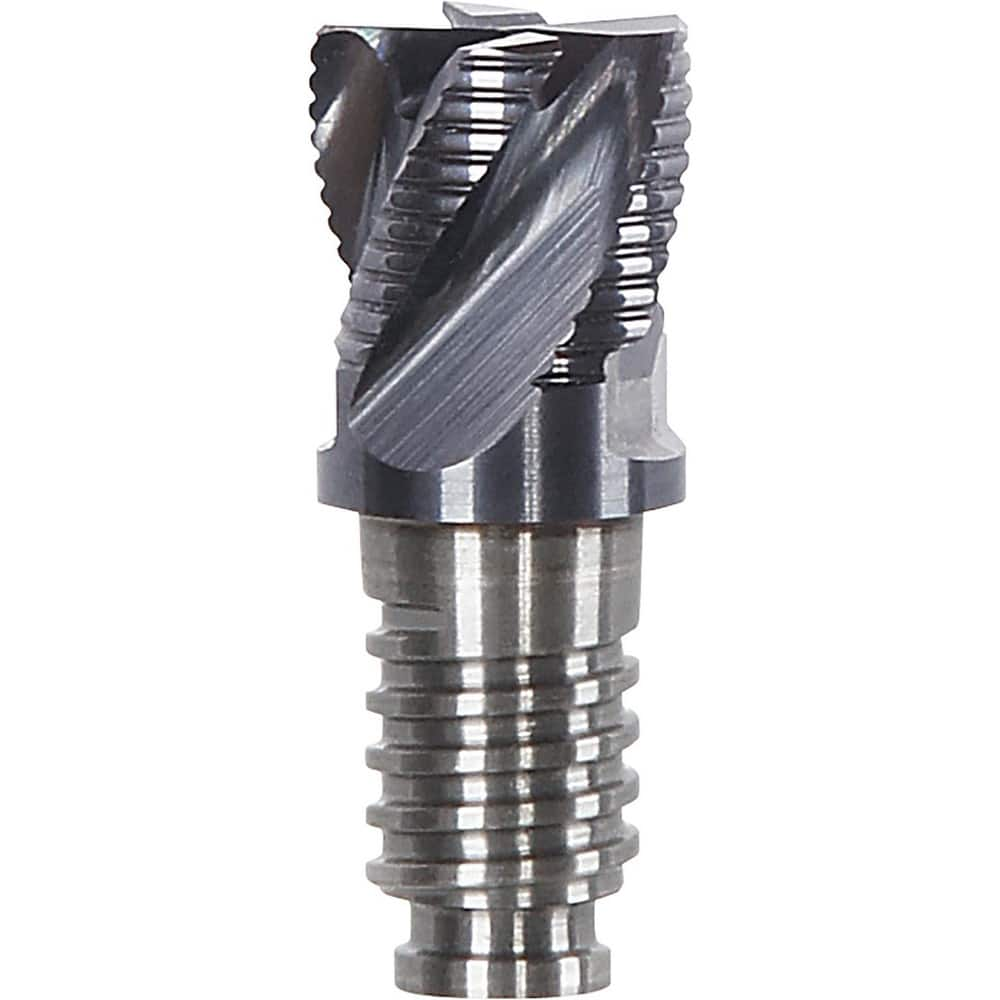 Corner Radius & Corner Chamfer End Mill Heads, Chamfer Angle: 45.000 , Number Of Flutes: 4 , End Mill Material: Solid Carbide , Connection Type: Duo-Lock 16  MPN:DL16F2304UK5/8Z