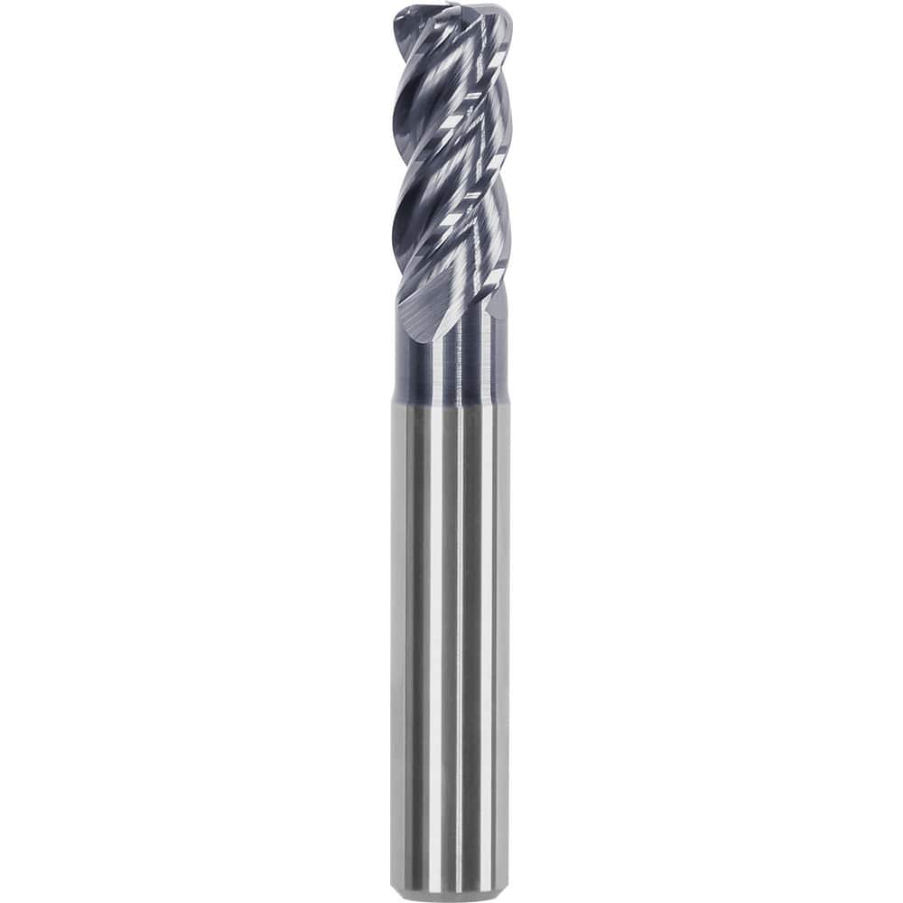 Corner Radius End Mill: 20 mm Dia, 38 mm LOC, 4 Flutes, Solid Carbide MPN:P40194150SL