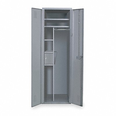 Wardrobe Locker 2opng Dark Gray Assm MPN:HERL442-1G-HG