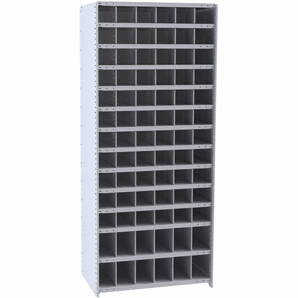 78 Bin Closed Industrial Bin Shelving MPN:5529-12HG